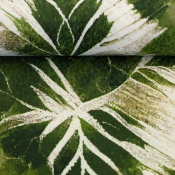 Preview: Viskose Akita Blätter auf Grüntöne von Swafing